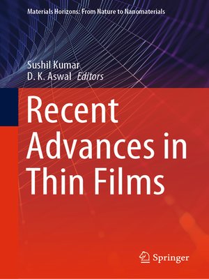 cover image of Recent Advances in Thin Films